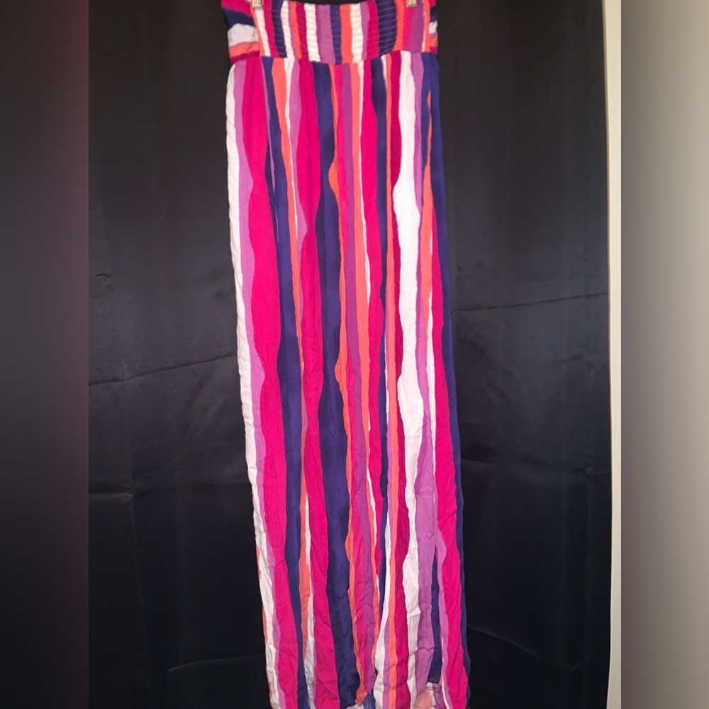 STRIPED MAXI DRESS SIZE XS - Picture 2 of 3